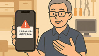 iPhoneで“このアクセサリは使用できません”と表示された時の対処〜原因の見極めがキモ〜